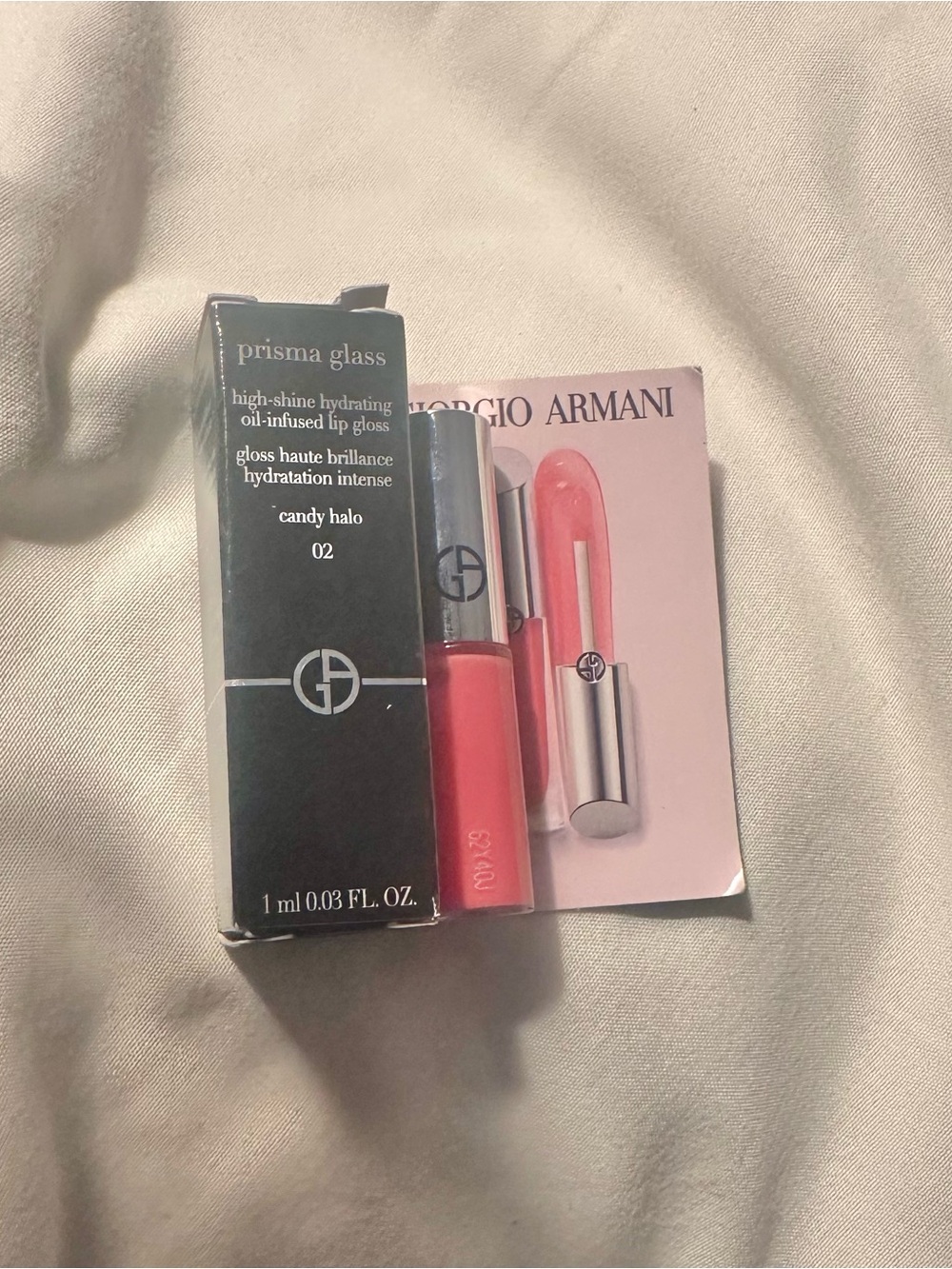 Giorgio Armani Prisma Glass Lip Gloss - Candy Halo (Pink/Coral)